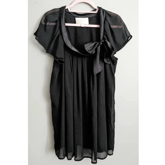 Brochu Walker Bow Neckline Flutter Sleeve Tunic - Picture 1 of 6
